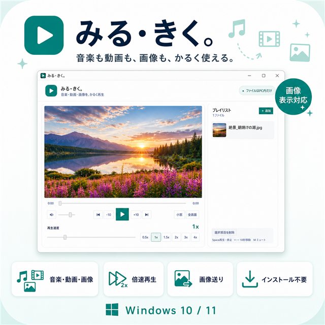 みる・きく。