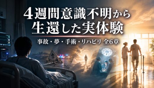 4週間意識不明から生還した実体験｜事故・夢・手術・リハビリ全6章