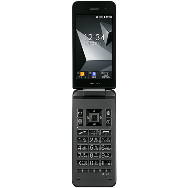 SoftBank DIGNO ケータイ4 ブラックの製品画像
